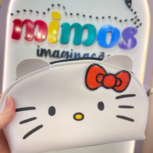 Necessaire com Aplique Hello Kitty Zona Criativa