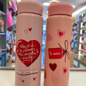 Garrafa de Alumínio Namorados 600ml