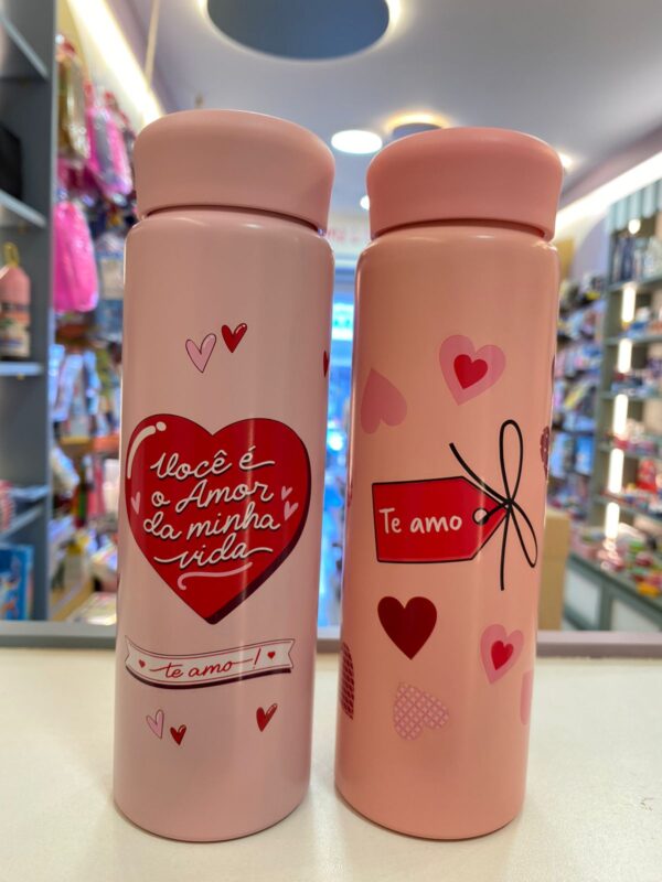 Garrafa de Alumínio Namorados 600ml
