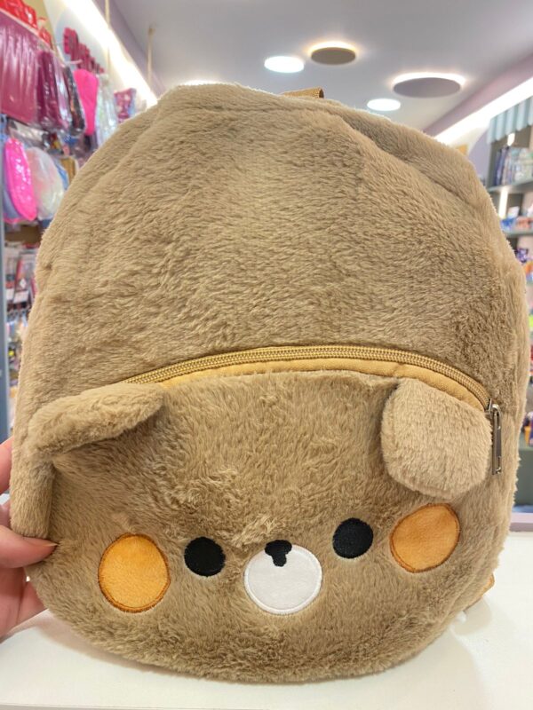 Mochila Infantil de Pelúcia Bichinhos Ursinho