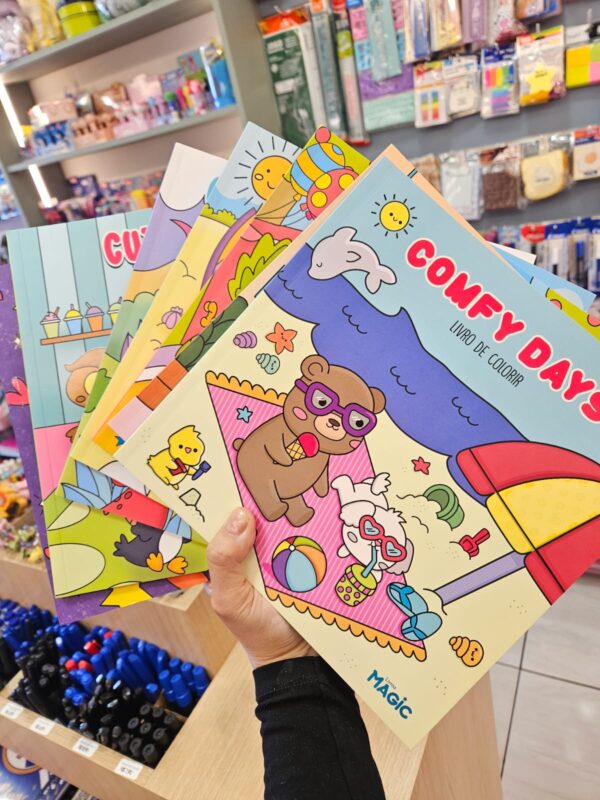 Livro de Colorir Magic Comfy & Cozy