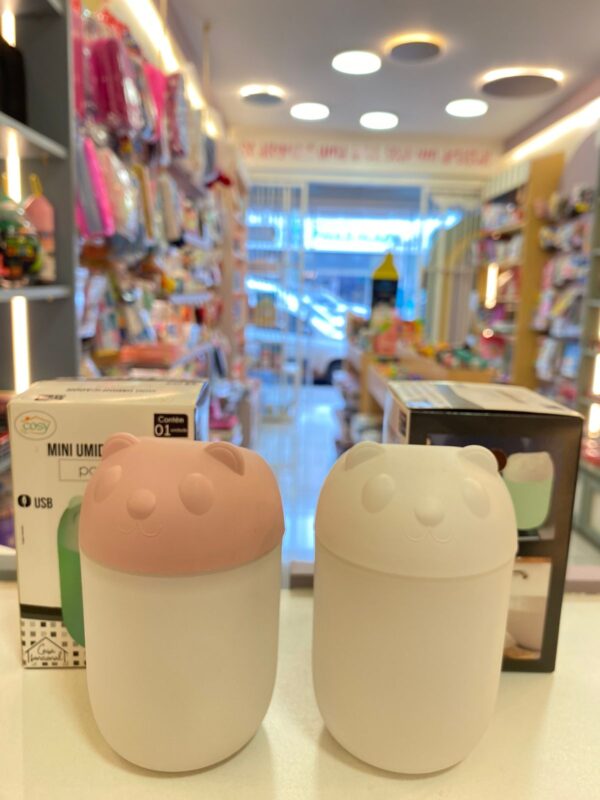 Mini Umidificador de Mesa USB Ursinho 180ml