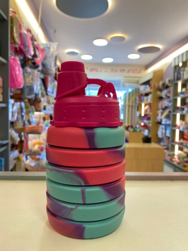 Garrafa de Água Dobrável de Silicone 500ml - Imagem 4