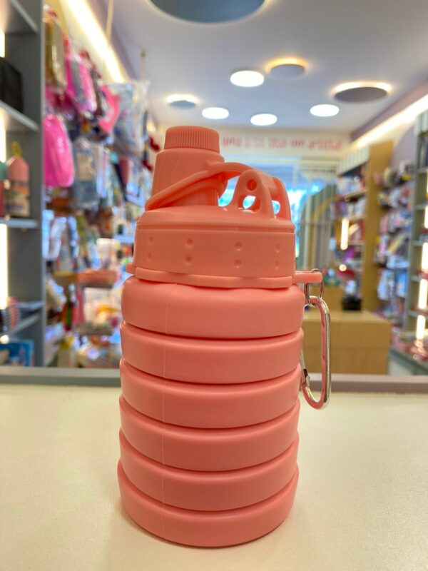 Garrafa de Água Dobrável de Silicone 500ml - Imagem 3