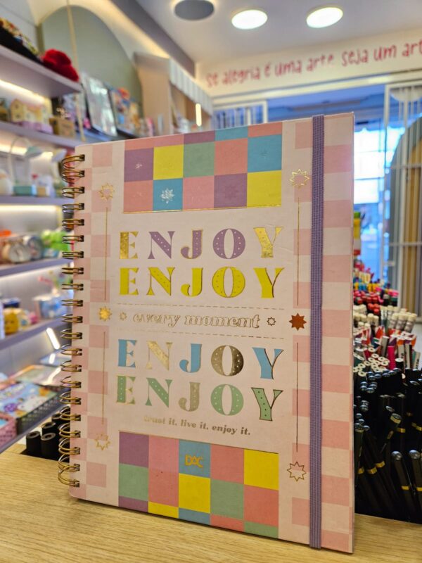 Caderno Universitário 10 Matérias Smart 80 Folhas Enjoy DAC