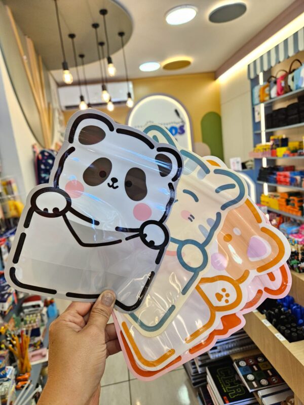 Kit com 4 Saquinhos Selados com Fechamento Animais Fofos Uniso