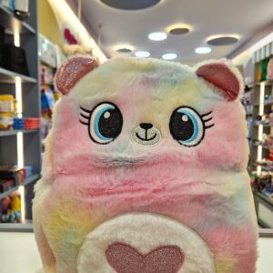 Mochila Infantil de Pelúcia Bichinhos Gatinha