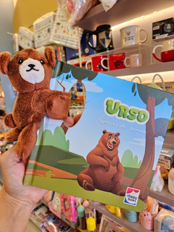 Livro Infantil Coleção Abraços de Ternura Happy Books: Ursinho