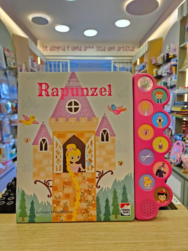 Livro Infantil Coleção Encantos Sonoros Happy Books: Rapunzel