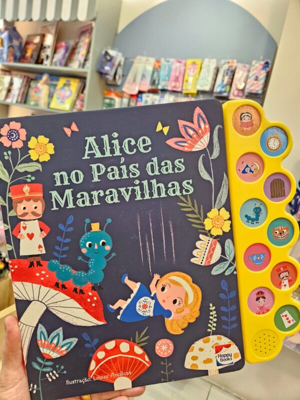 Livro Infantil Coleção Encantos Sonoros Happy Books: Alice no País das Maravilhas - Imagem 2