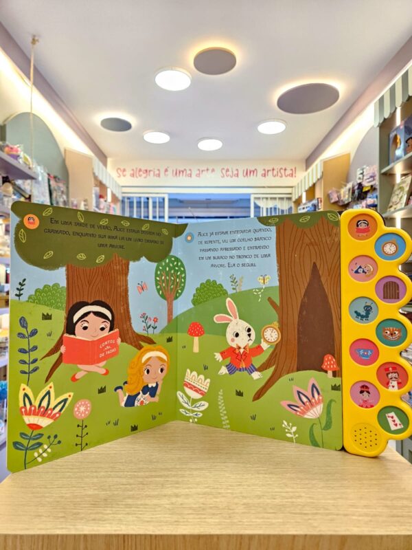 Livro Infantil Coleção Encantos Sonoros Happy Books: Alice no País das Maravilhas - Imagem 5