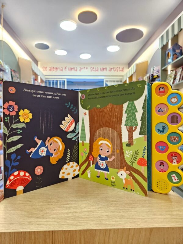 Livro Infantil Coleção Encantos Sonoros Happy Books: Alice no País das Maravilhas - Imagem 6