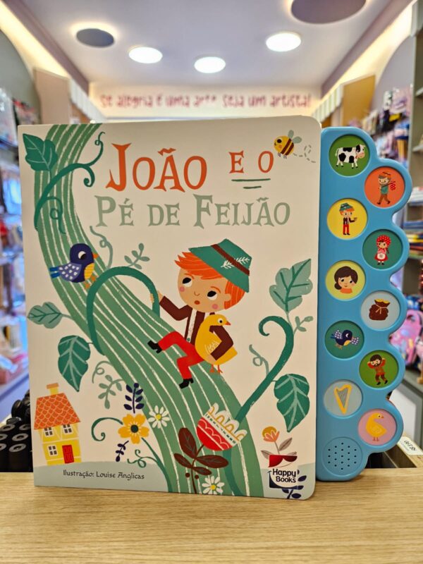 Livro Infantil Coleção Encantos Sonoros Happy Books: João e o Pé de Feijão