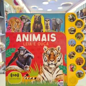 Livro Infantil Coleção Leia e Ouça Happy Books: Animais