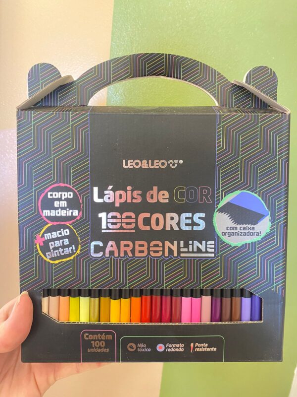 Lápis de Cor Carbon Line Redondo Leo & Leo - Imagem 3