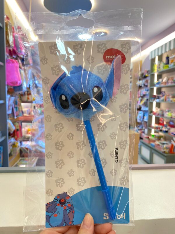 Caneta Esferográfica Face Plush Stitch Molin