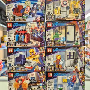 Brinquedo Blocos de Montar Super Heróis 35 a 42 Peças