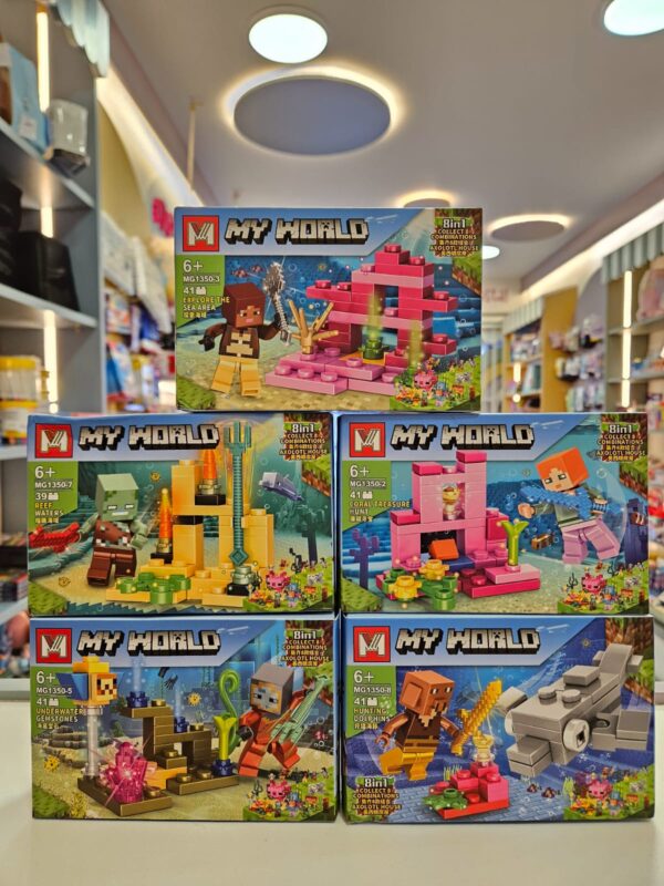 Brinquedo Blocos de Montar My World 39 a 41 Peças