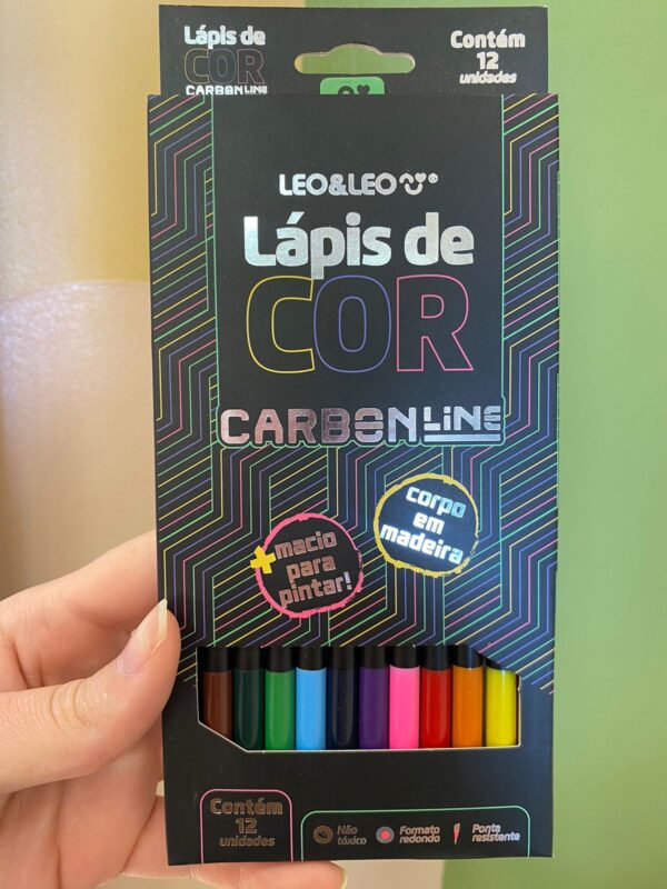 Lápis de Cor Carbon Line Redondo Leo & Leo - Imagem 6