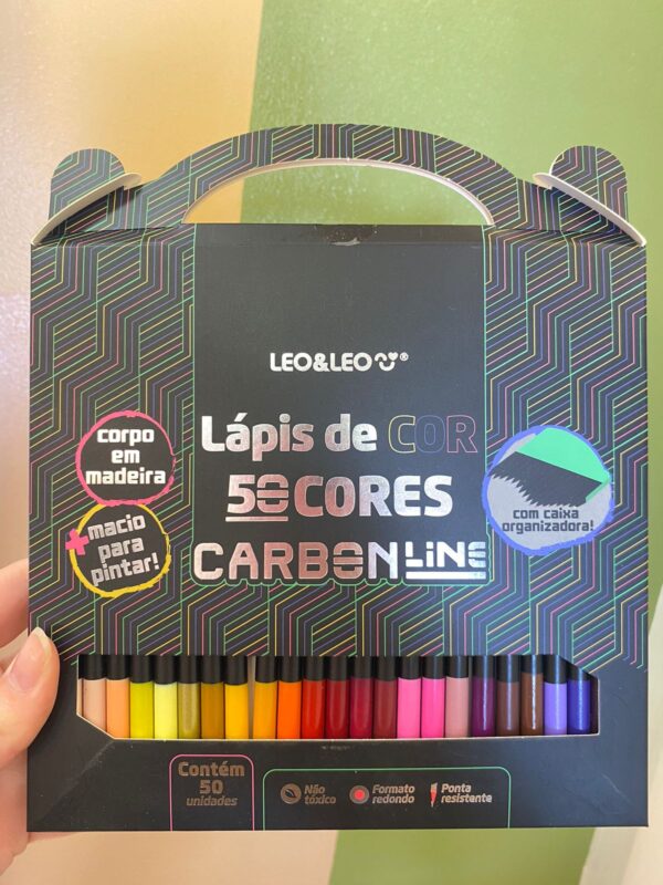 Lápis de Cor Carbon Line Redondo Leo & Leo - Imagem 4