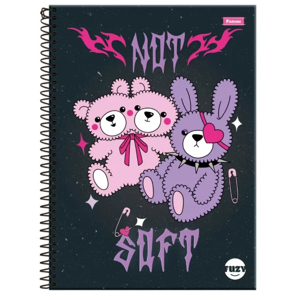 Caderno Universitário 01 Matéria 80 Folhas Fuzy Foroni - Imagem 7