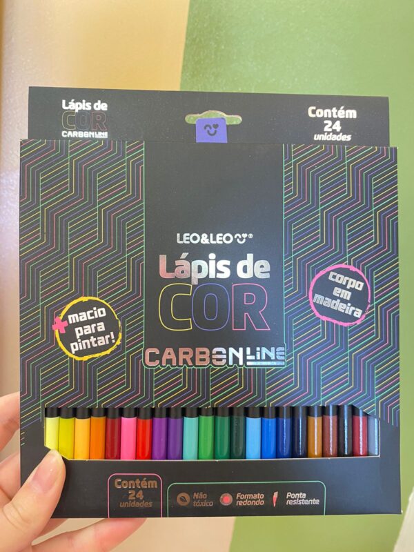 Lápis de Cor Carbon Line Redondo Leo & Leo - Imagem 5