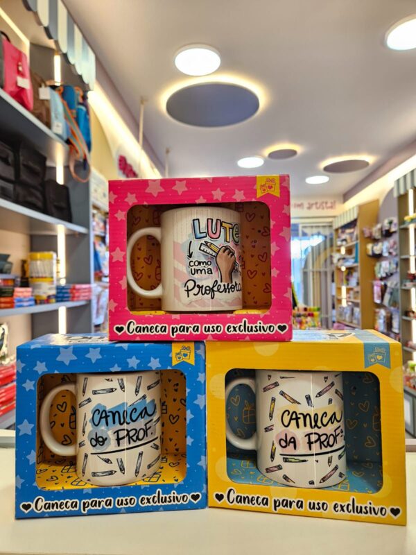 Caneca de Cerâmica Dia dos Professores 320ml Duven7