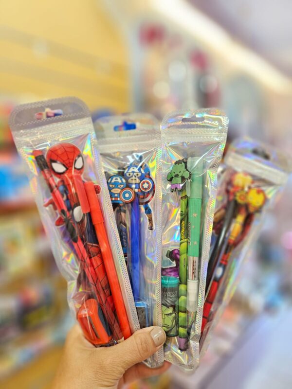 Kit Escolar Personagens: Super Heróis