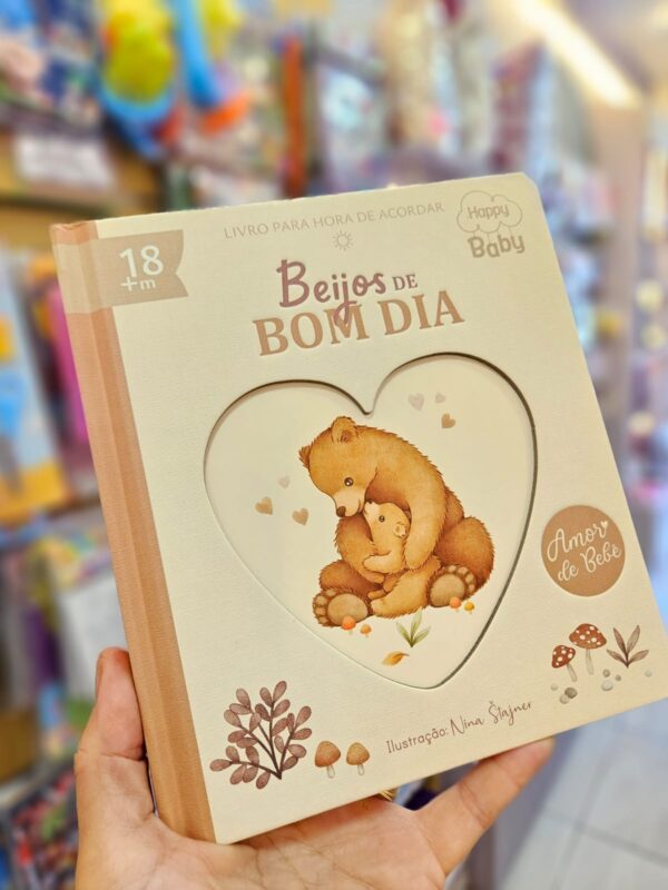 Livro Infantil Coleção Amor de Bebê Happy Books: Beijos de Bom Dia