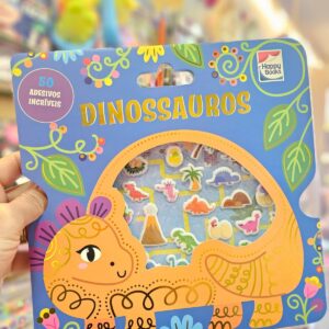 Livro Infantil Coleção Livro com Adesivos Fofinhos Happy Books: Dinossauros