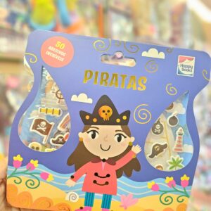 Livro Infantil Coleção Livro com Adesivos Fofinhos Happy Books: Piratas