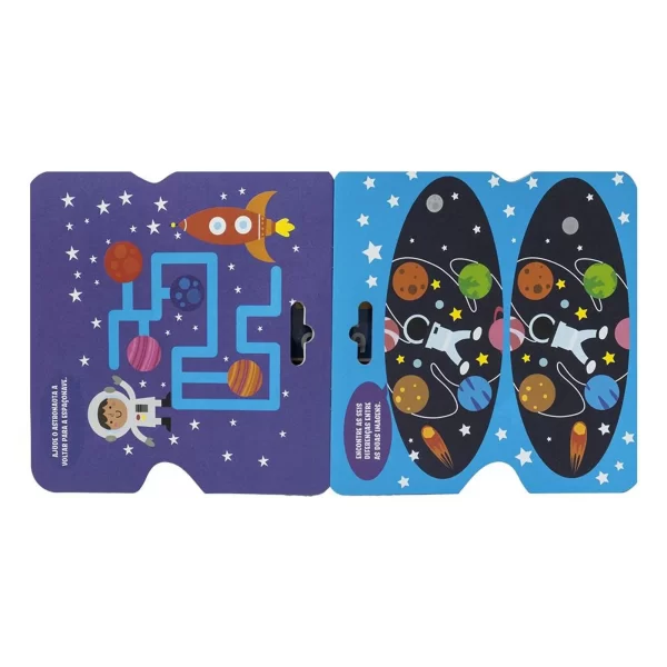 Livro Infantil Coleção Livro com Adesivos Fofinhos Happy Books: Espaço - Imagem 4