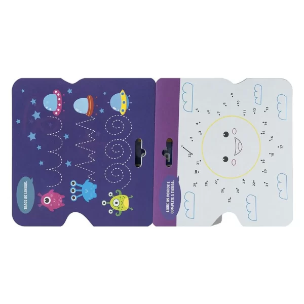 Livro Infantil Coleção Livro com Adesivos Fofinhos Happy Books: Espaço - Imagem 3