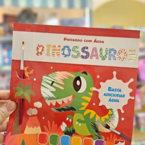 Livro Infantil Coleção Pintando Com Água Happy Books: Dinossauros