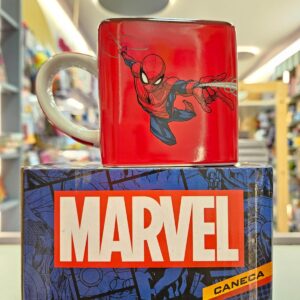 Caneca de Cerâmica Cubo Homem Aranha Marvel 300ml Zonacriativa