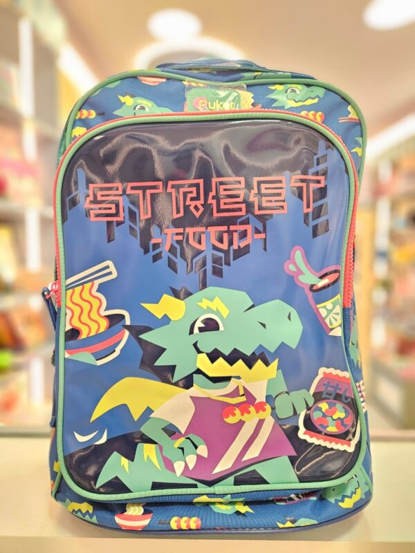 Mochila com Rodinha Dragão Street Azul Puket
