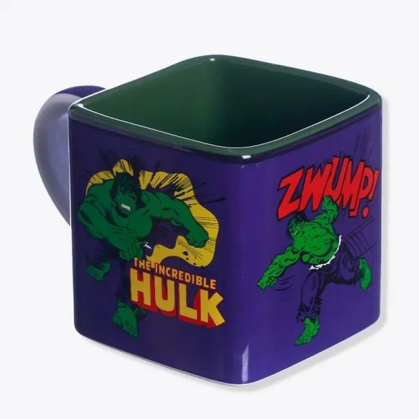 Caneca de Cerâmica Cubo Hulk 300ml Zonacriativa - Imagem 8