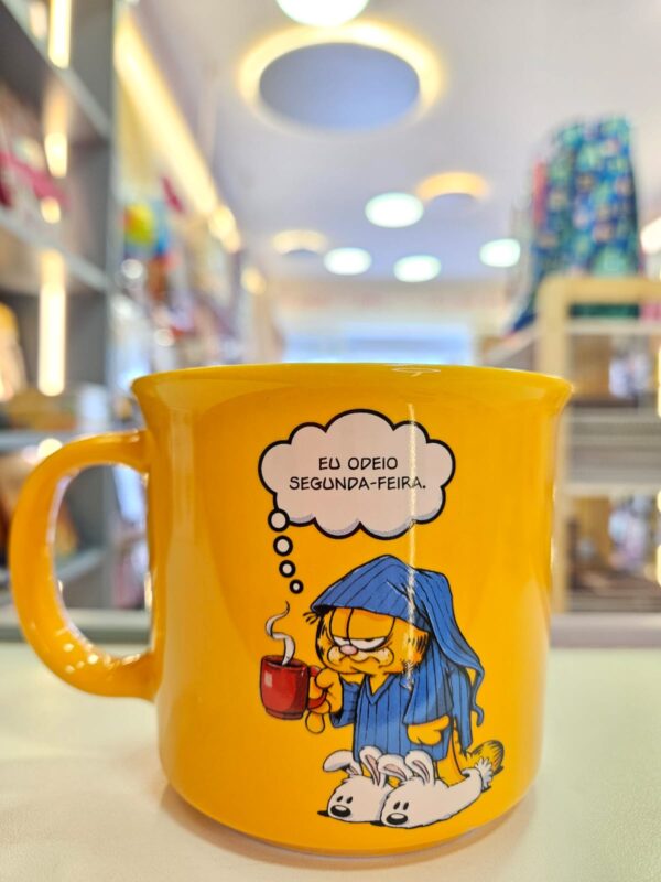 Caneca de Cerâmica Tom Garfield Nickelodeon 350ml Zonacriativa