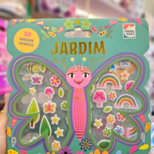 Livro Infantil Coleção Livro com Adesivos Fofinhos Happy Books: Jardim