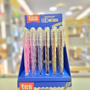 Caneta Gel Spin Clássica 0,6mm Tris