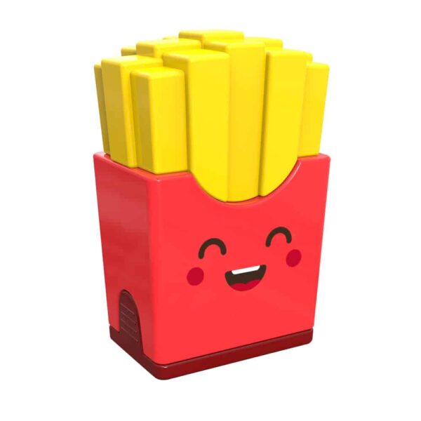 Apontador com Depósito + Borracha Lanches Tris - Imagem 5