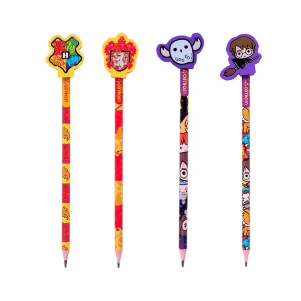 Lápis Preto HB com Borracha Harry Potter Leo&Leo