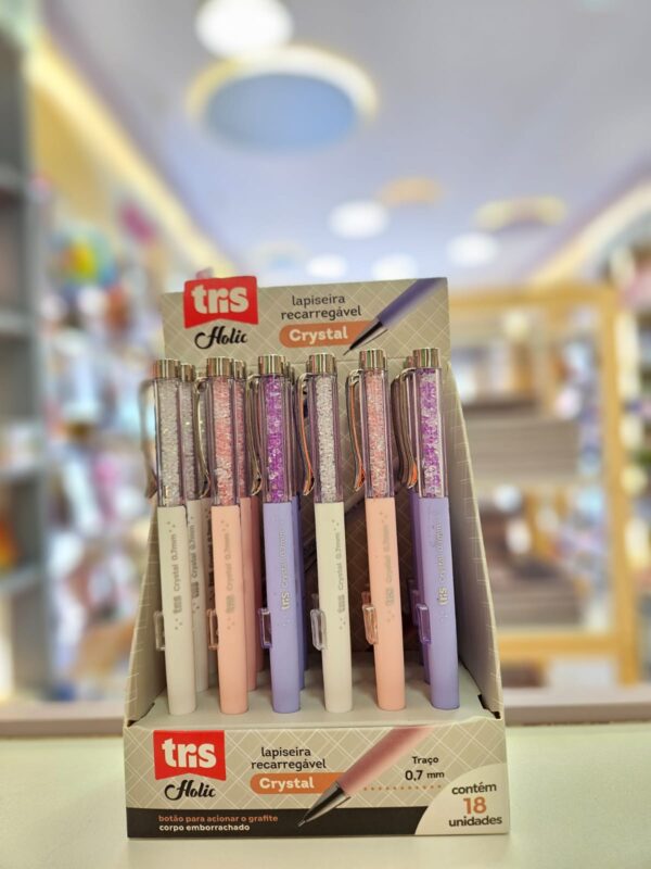 Lapiseira Crystal Holic Fancy 0.7mm Tris