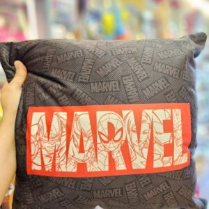 Almofada 40x40 Aveludada Marvel Logo Zonacriativa