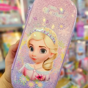 Estojo Escolar Box Rígido 3D com Divisória Little Mermaid