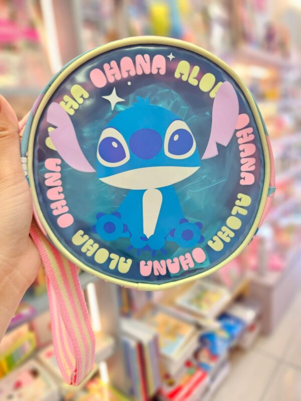 Bolsinha Lilo e Stitch Azul Céu Puket