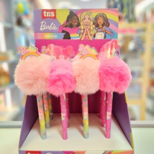 Caneta Gel Pompom Barbie Tris