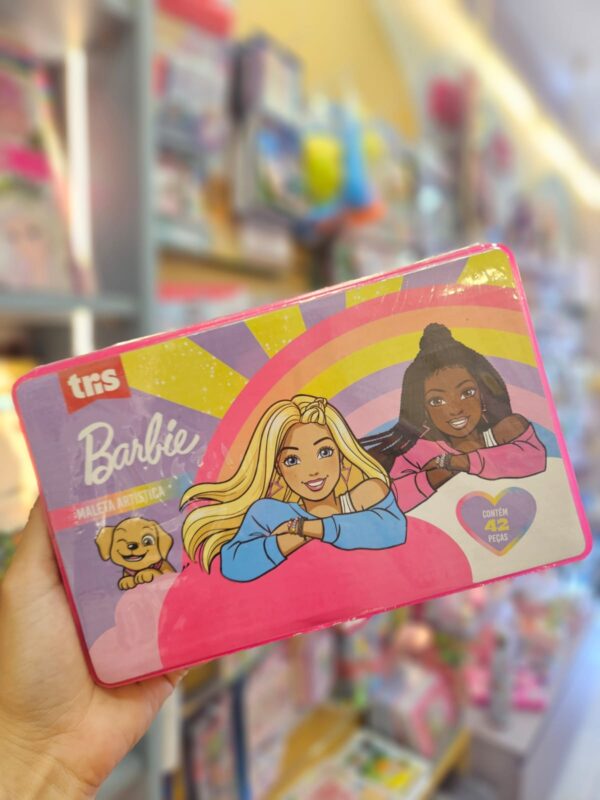 Kit Maleta Artística com 42 peças Barbie Tris