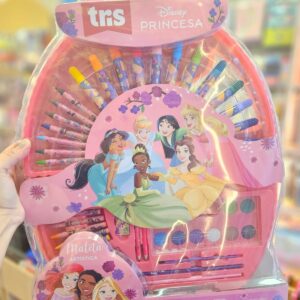 Kit Maleta Artística com 50 Peças Princesas Disney Tris