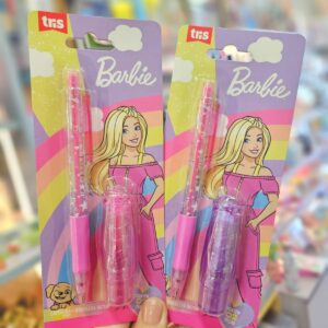 Kit Escolar 2 Peças Borracha Batom + Lapiseira 0,7mm Barbie Tris